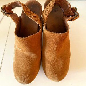 Ugg wood-heeled clogs